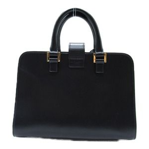 Saint Laurent Leather Black Shoulder Baby Cabas Bag